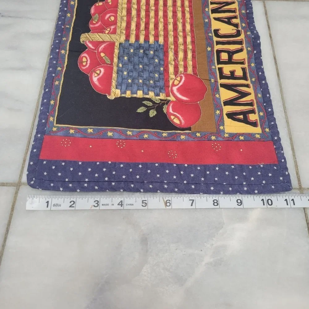 Americana Flags Prints Placemats for Table Mats Set Of 4